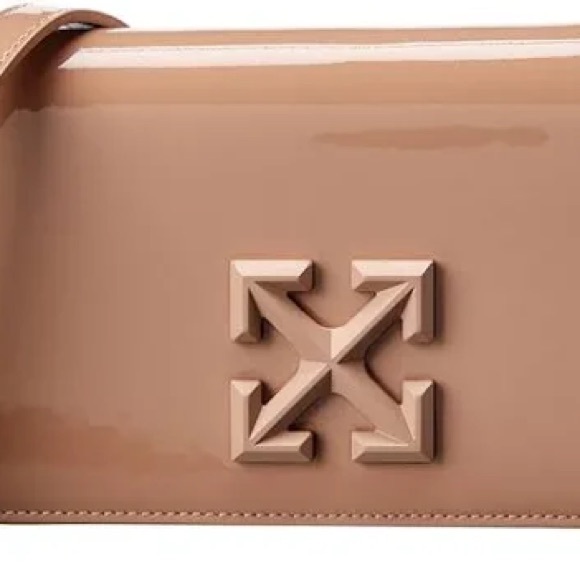 Off-White Jitney Patent Leather Shoulder Bag - Picture 2 of 13